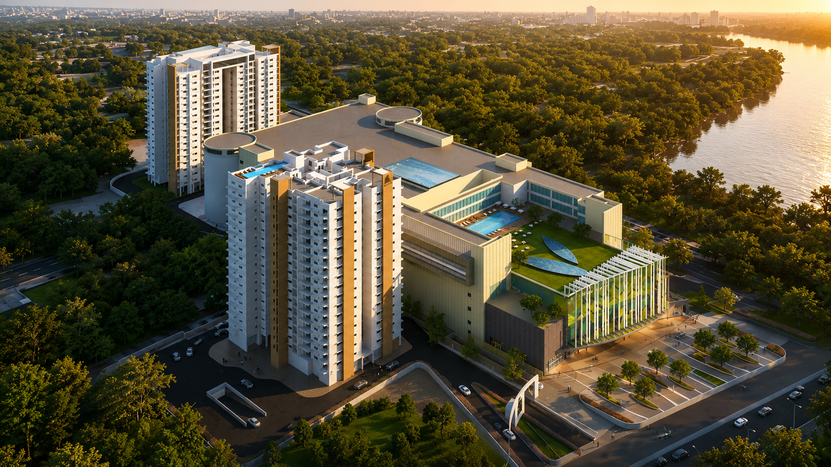 Prestige Panorama residences with panoramic city views in Kochi