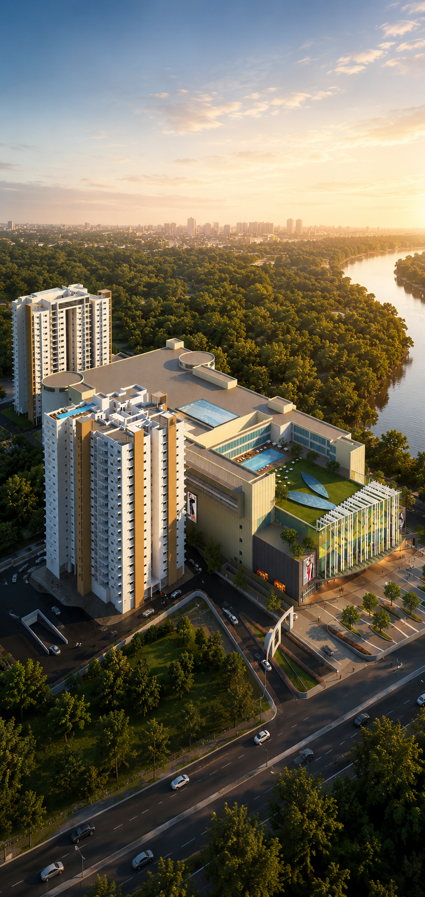 Prestige Panorama luxury residential tower view